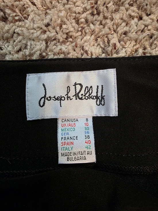 Joseph Ribkoff Black Slim Leg Pants - Picture 6 of 6